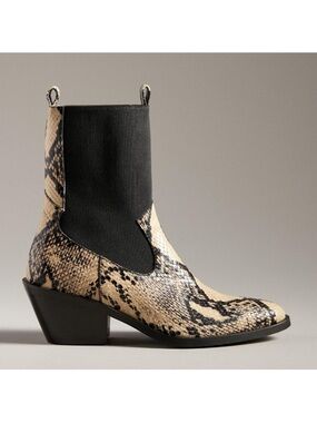 NIB By Anthropologie Sleek
Western Ankle Boots, Size EU 36